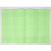 GHP A4 32 Page SEN Books - Dark Green with Green Tinted Paper 10mm Squared - Pack of 10