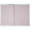 GHP A4 32 Page SEN Books - Pink with Lilac Tinted Paper 8mm Lined with Margin - Pack of 10