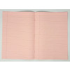 GHP A4 32 Page SEN Books - Light Yellow  with Pink Tinted Paper 8mm Lined with Margin