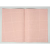 GHP A4 32 Page SEN Books - Dark Green with Pink Tinted Paper 10mm Squared - Pack of 10