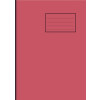 Notes Exercise Book A4 96 pages 8mm Ruled and Margin Red cover - Pack of 50