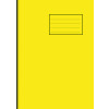 Notes Exercise Book A4 80 pages 10mm Squares Yellow cover - Pack of 50