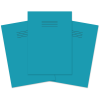 RHINO A4 Exercise Book 80 Page, Light Blue, F15 (Pack 50)