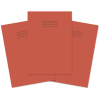 RHINO A4 Exercise Book 64 Page, Red, F6M (Pack 50)