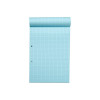 RHINO A4 Refill Pad 100 Page Blue Tinted Paper 7mm Squared - Pack of 6
