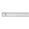 Helix White 1 Meter Ruler with Horizontal and Vertical Rulings