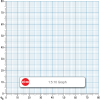RHINO A4 Punched Graph Paper 500 Leaf, 1:5:10 Graph Ruling (Pack 500)