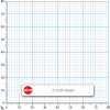 RHINO A4 Punched Graph Paper 500 Leaf, 2:10:20 Graph Ruling (Pack 500)