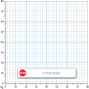 RHINO 9 x 7 Graph Paper 500 Leaf, 2:10:20 Graph Ruling (Pack 500)