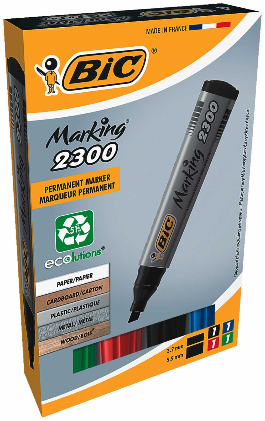 Bic mark shop it permanent markers