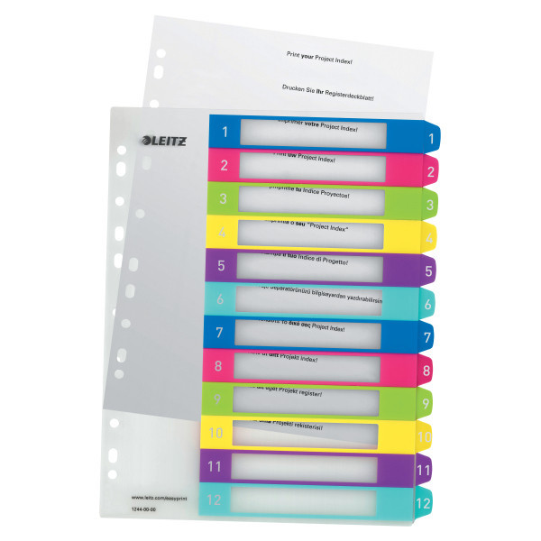 Leitz WOW Printable Index Polypropylene Extra Wide 1 12 Premium leitz-wow-printable-index-polypropylene-extra-wide-1-12-premium
