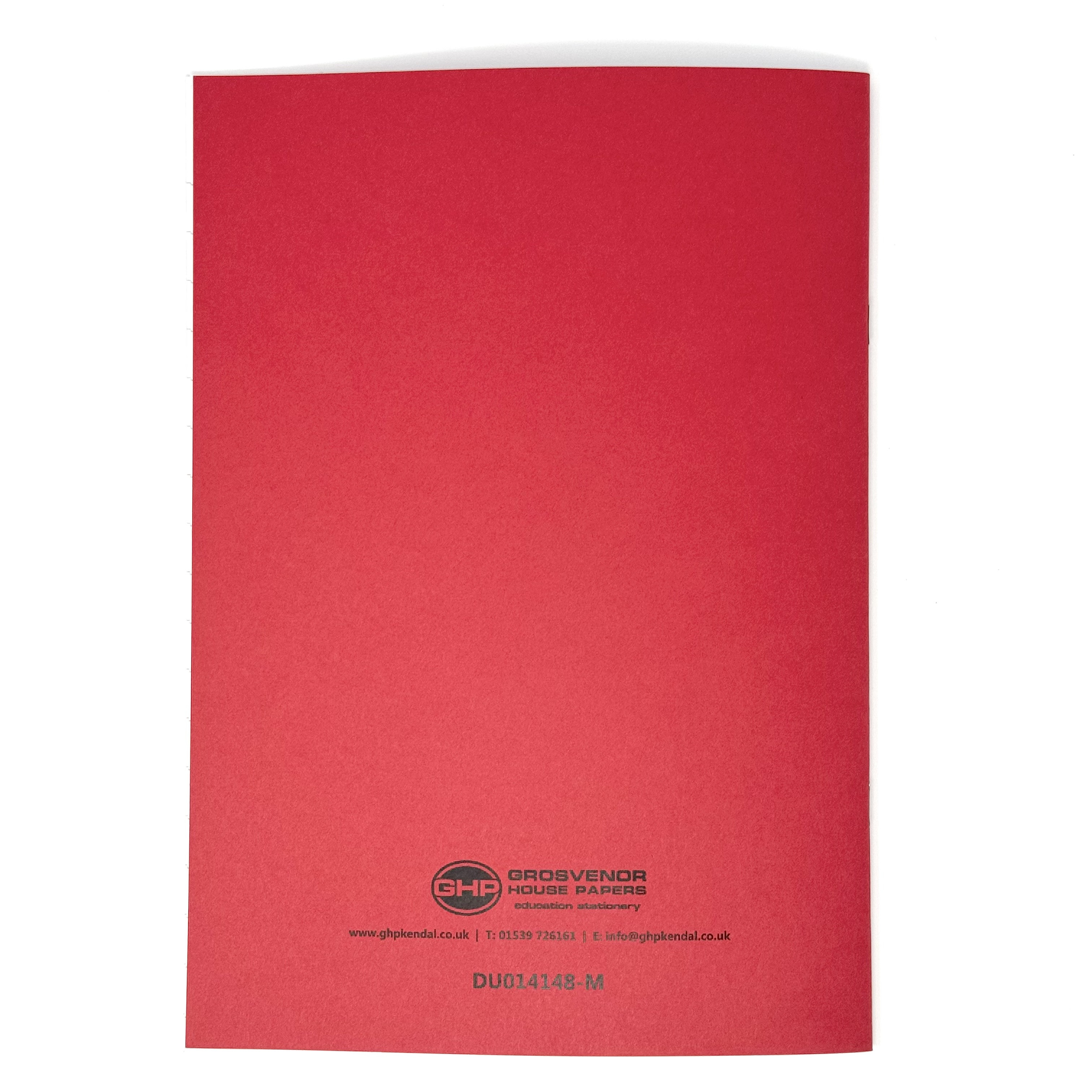 Mirgin Paper GHP A4 32 Page SEN Books - Red with Blue Tinted Paper 8mm Lined with Margin